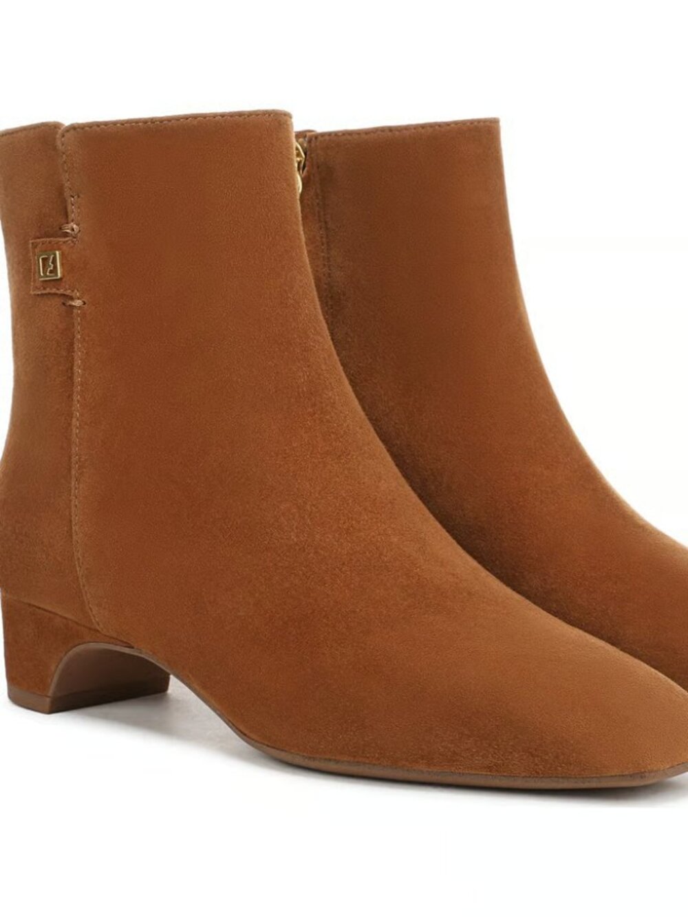 New Franco Sarto Luella Saddle Tan Suede 7.5